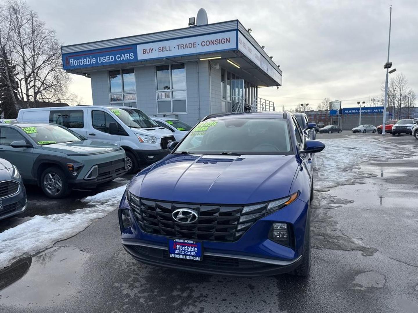 2023 BLUE HYUNDAI TUCSON SEL (5NMJBCAE9PH) with an 2.5L engine, Automatic transmission, located at 929 East 8th Ave, Anchorage, AK, 99501, (907) 274-2277, 61.214783, -149.866074 - Photo#0