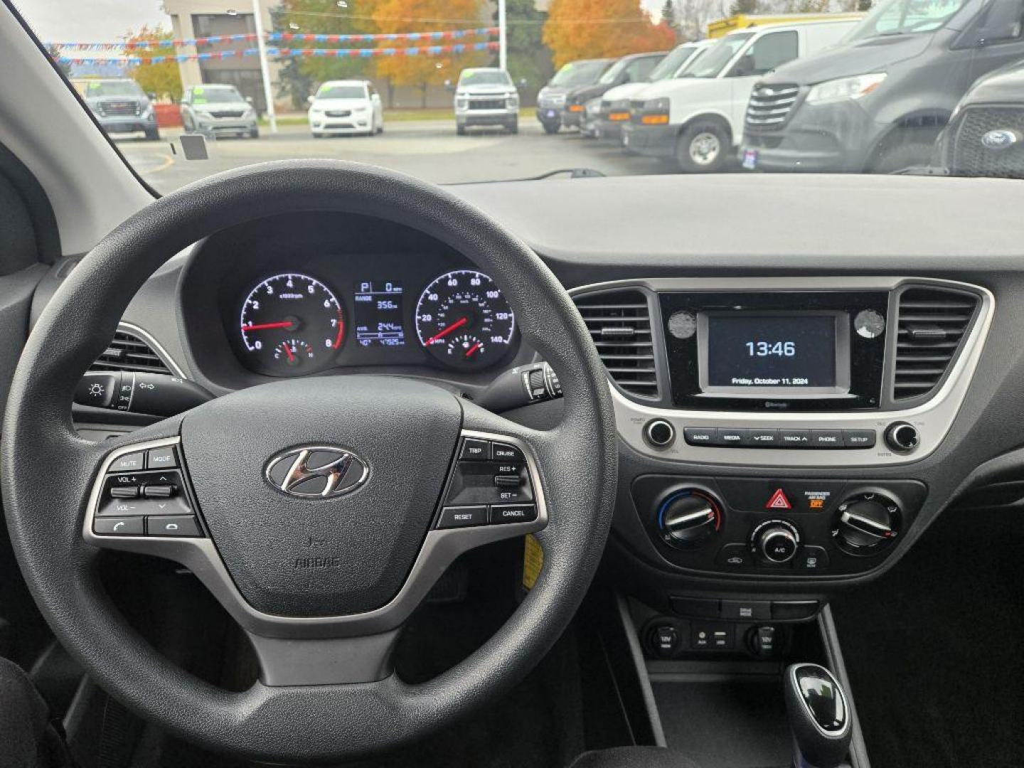 2021 RED HYUNDAI ACCENT SE SE (3KPC24A67ME) with an 1.6L engine, 6-Speed Manual transmission, located at 929 East 8th Ave, Anchorage, AK, 99501, (907) 274-2277, 61.214783, -149.866074 - Photo#4