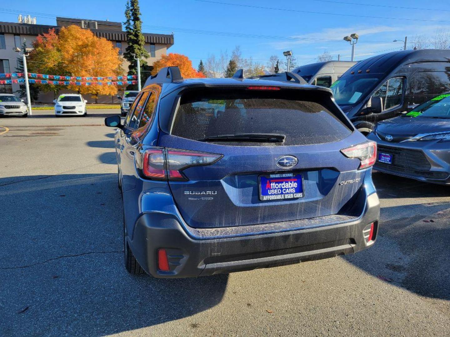 2022 BLUE SUBARU OUTBACK PREMIUM (4S4BTADC7N3) with an 2.5L engine, Automatic transmission, located at 929 East 8th Ave, Anchorage, AK, 99501, (907) 274-2277, 61.214783, -149.866074 - Photo#2