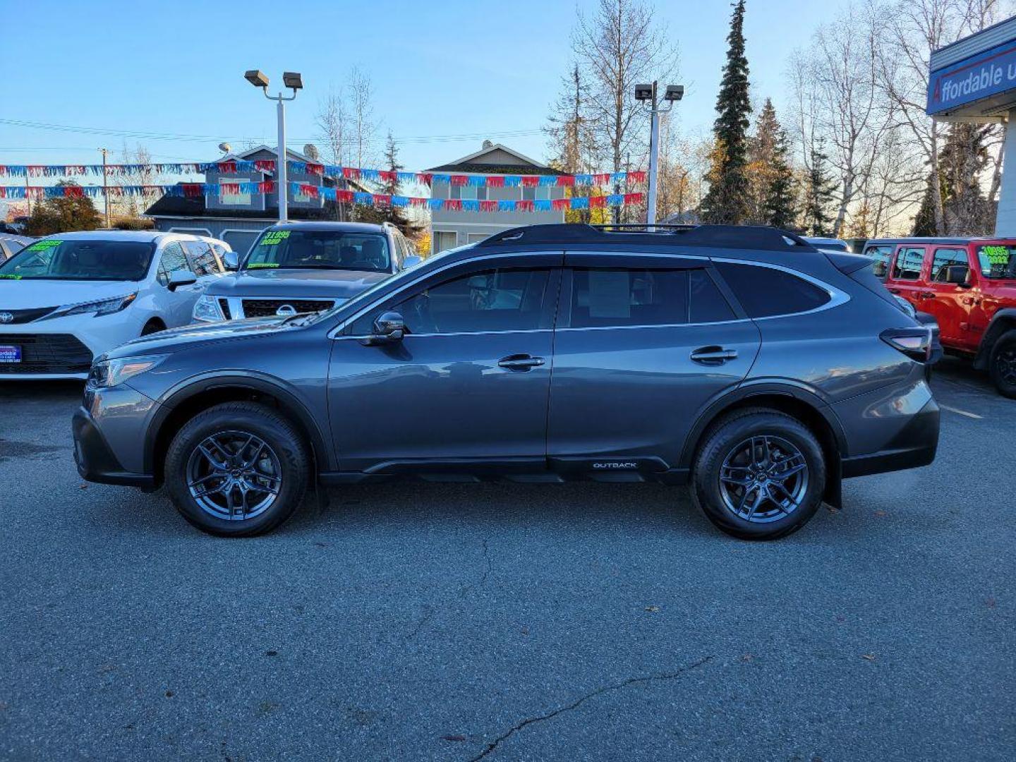 2022 GRAY SUBARU OUTBACK PREMIUM (4S4BTAFC3N3) with an 2.5L engine, Automatic transmission, located at 929 East 8th Ave, Anchorage, AK, 99501, (907) 274-2277, 61.214783, -149.866074 - Photo#1