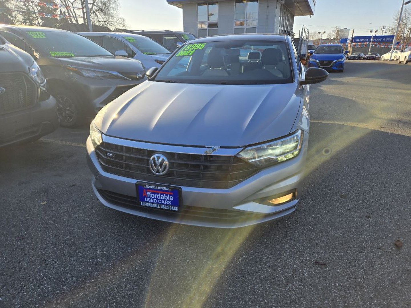 2021 SILVER VOLKSWAGEN JETTA R-LINE (3VWC57BU7MM) with an 1.4L engine, Automatic transmission, located at 929 East 8th Ave, Anchorage, AK, 99501, (907) 274-2277, 61.214783, -149.866074- Photo#0
