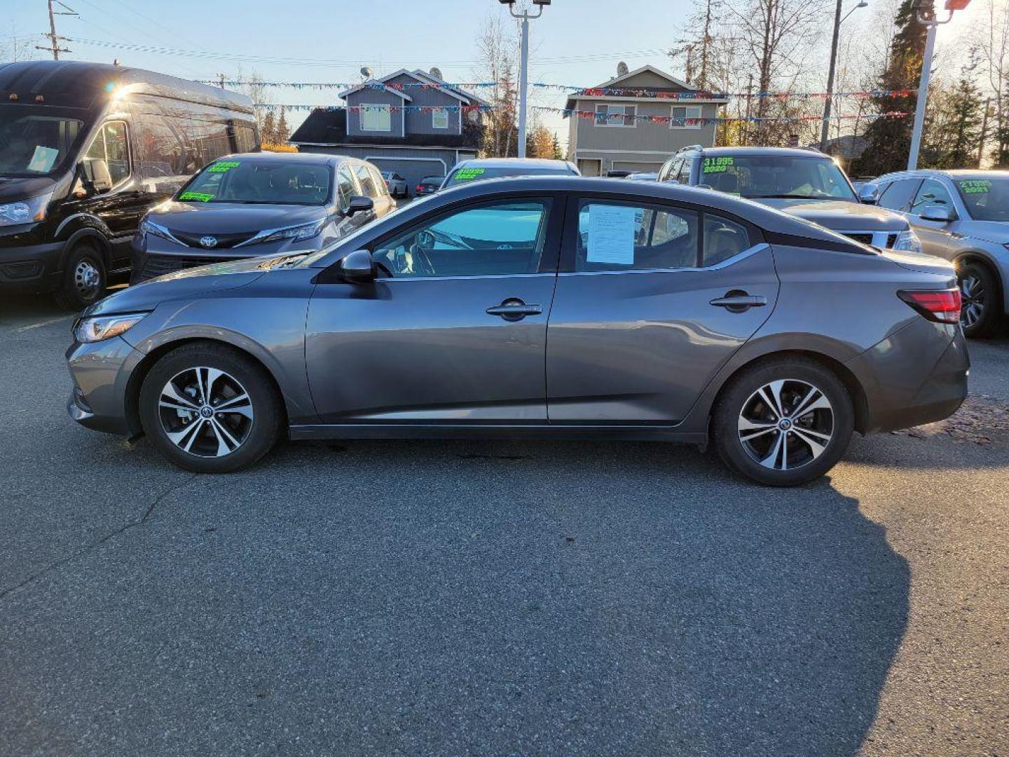 2021 GRAY NISSAN SENTRA SV SV (3N1AB8CV9MY) with an 2.0L engine, Continuously Variable transmission, located at 929 East 8th Ave, Anchorage, AK, 99501, (907) 274-2277, 61.214783, -149.866074 - Photo#1