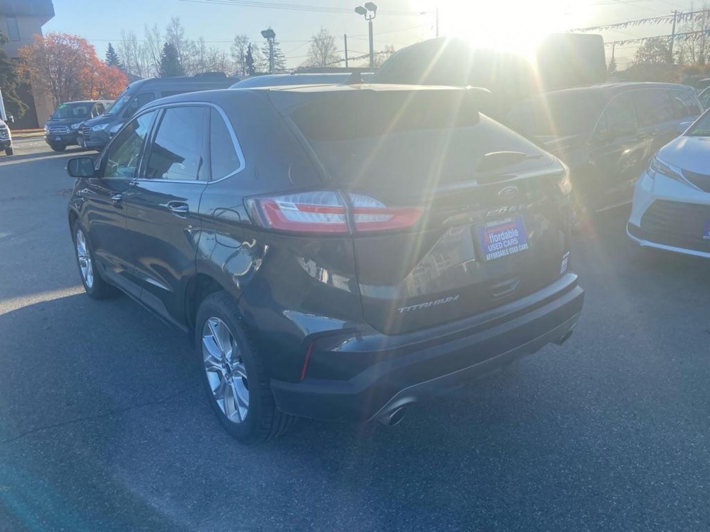 2022 BLUE FORD EDGE TITANIUM TITANIUM (2FMPK4K93NB) with an 2.0L engine, Automatic transmission, located at 929 East 8th Ave, Anchorage, AK, 99501, (907) 274-2277, 61.214783, -149.866074 - Photo#2