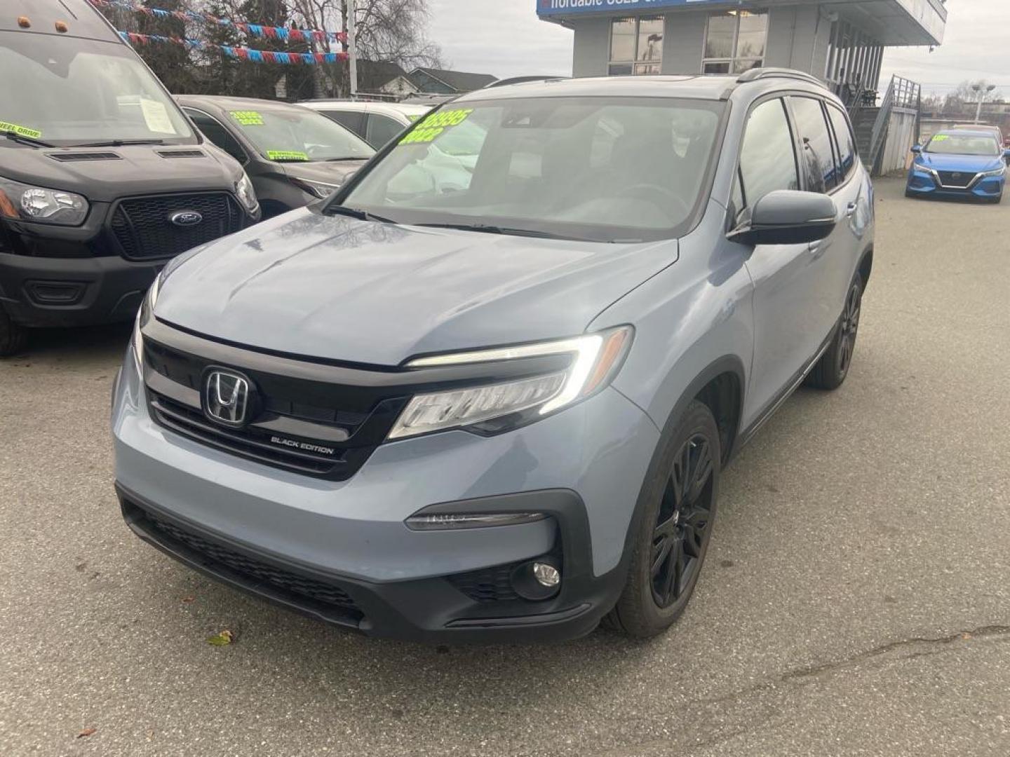 2022 SLATE HONDA PILOT BLACK (5FNYF6H74NB) with an 3.5L engine, Automatic transmission, located at 929 East 8th Ave, Anchorage, AK, 99501, (907) 274-2277, 61.214783, -149.866074 - Photo#0