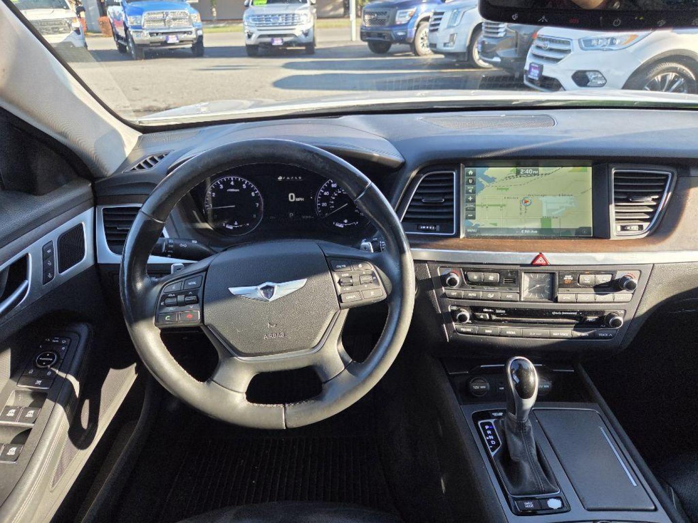 2015 WHITE HYUNDAI GENESIS 3.8L (KMHGN4JE6FU) with an 3.8L engine, Automatic transmission, located at 929 East 8th Ave, Anchorage, AK, 99501, (907) 274-2277, 61.214783, -149.866074 - Photo#4