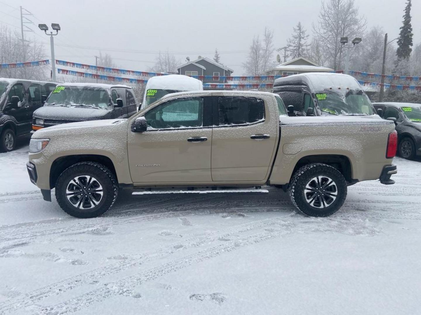 2022 TAN CHEVROLET COLORADO Z71 (1GCGTDEN5N1) with an 3.6L engine, Automatic transmission, located at 929 East 8th Ave, Anchorage, AK, 99501, (907) 274-2277, 61.214783, -149.866074 - Photo#1