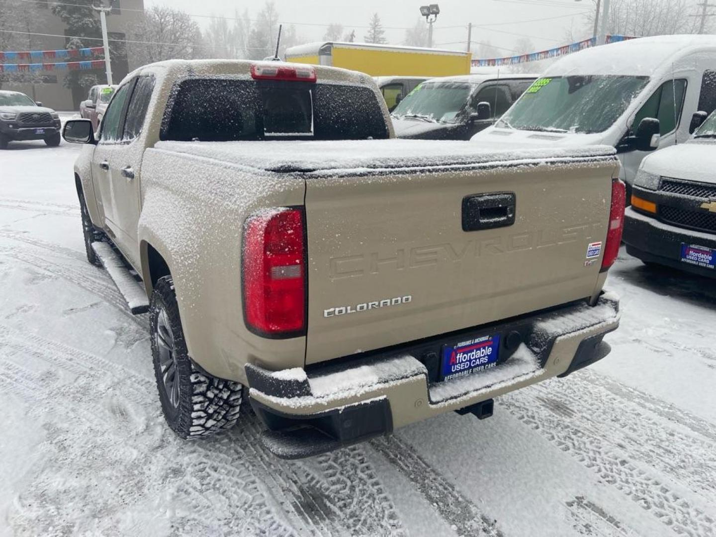 2022 TAN CHEVROLET COLORADO Z71 (1GCGTDEN5N1) with an 3.6L engine, Automatic transmission, located at 929 East 8th Ave, Anchorage, AK, 99501, (907) 274-2277, 61.214783, -149.866074 - Photo#2