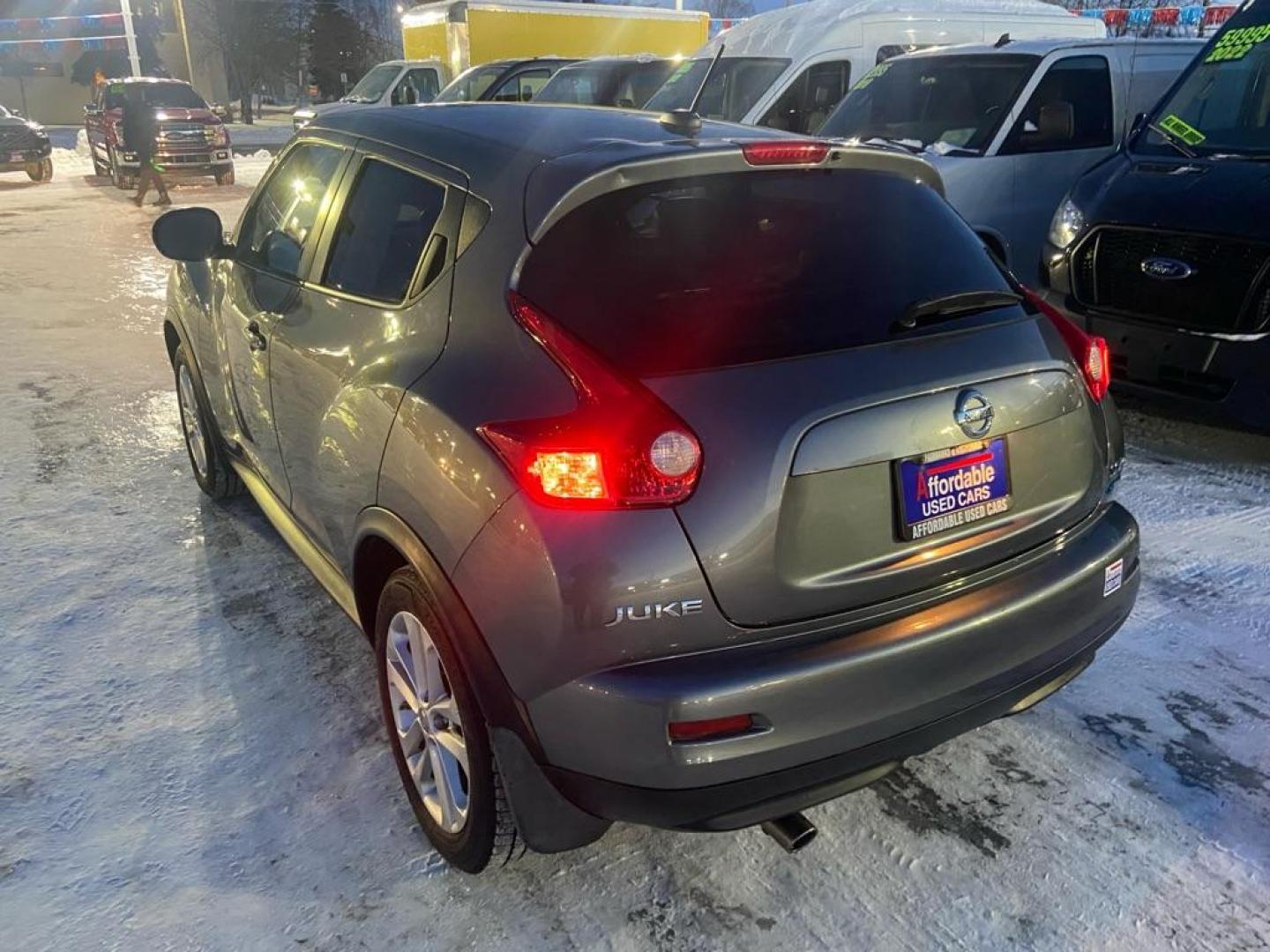 2012 GRAY NISSAN JUKE S (JN8AF5MV6CT) with an 1.6L engine, Automatic transmission, located at 929 East 8th Ave, Anchorage, AK, 99501, (907) 274-2277, 61.214783, -149.866074 - Photo#2