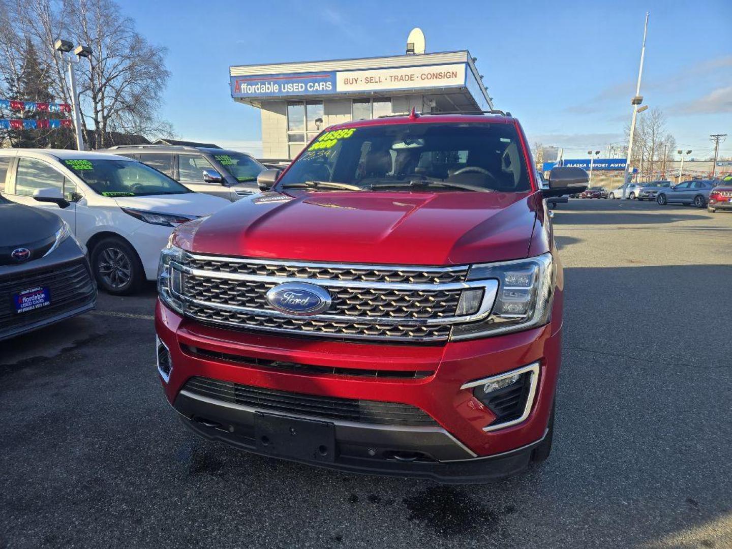 2020 RED FORD EXPEDITION KING RANCH (1FMJU1PT3LE) with an 3.5L engine, Automatic transmission, located at 929 East 8th Ave, Anchorage, AK, 99501, (907) 274-2277, 61.214783, -149.866074 - Photo#0