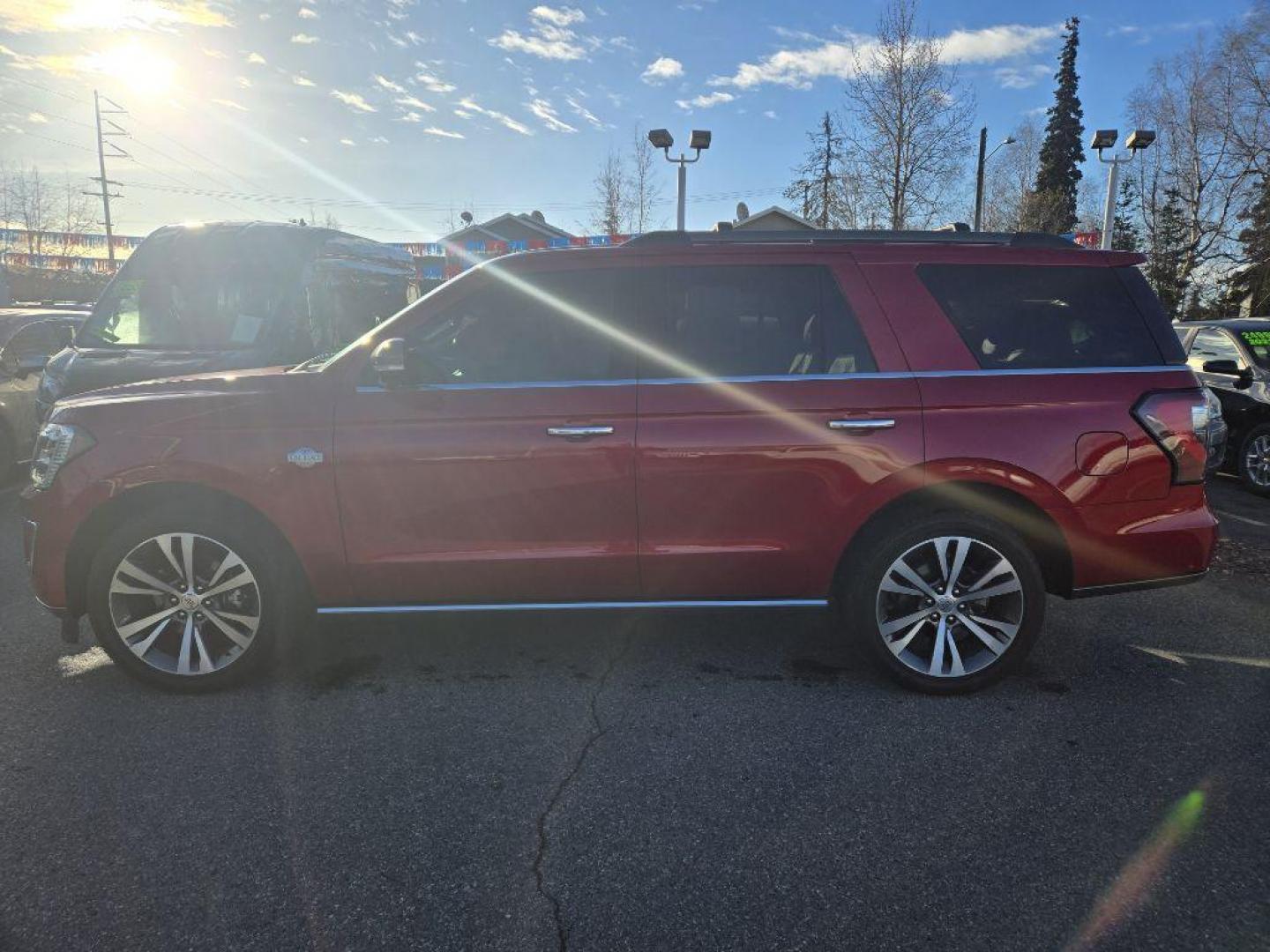 2020 RED FORD EXPEDITION KING RANCH (1FMJU1PT3LE) with an 3.5L engine, Automatic transmission, located at 929 East 8th Ave, Anchorage, AK, 99501, (907) 274-2277, 61.214783, -149.866074 - Photo#1