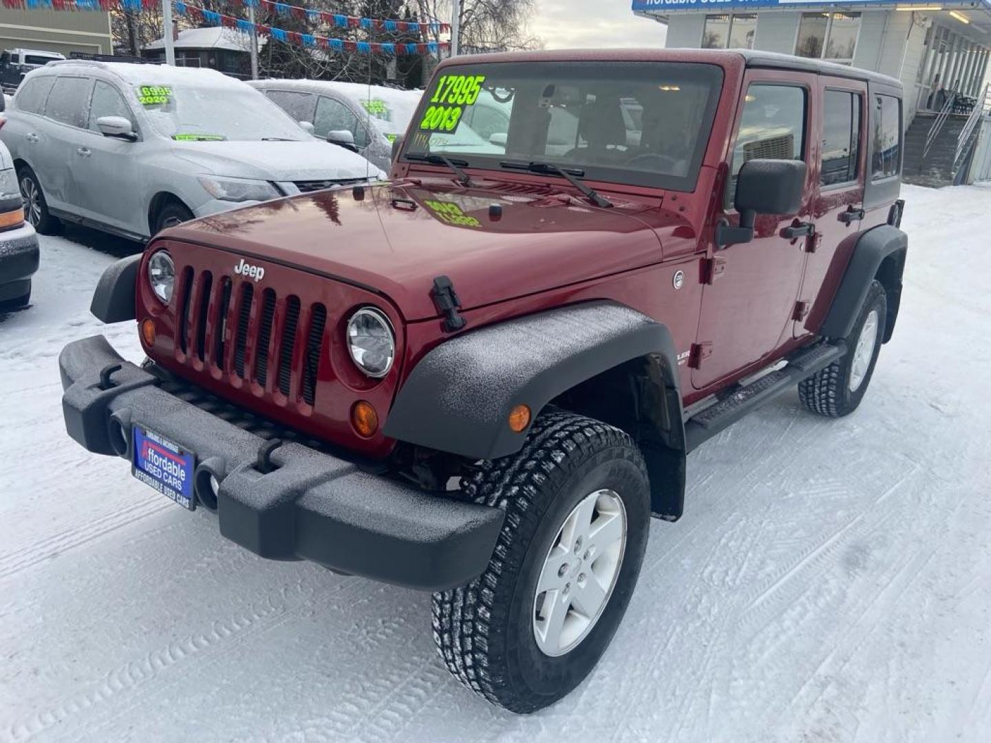 2013 JEEP WRANGLER UNLIMI SPORT (1C4BJWDG4DL) with an 3.6L engine, Automatic transmission, located at 929 East 8th Ave, Anchorage, AK, 99501, (907) 274-2277, 61.214783, -149.866074 - Photo#0