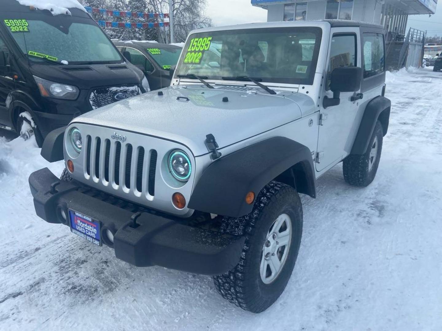 2012 SILVER JEEP WRANGLER SPORT (1C4AJWAG2CL) with an 3.6L engine, Automatic transmission, located at 929 East 8th Ave, Anchorage, AK, 99501, (907) 274-2277, 61.214783, -149.866074 - Photo#0