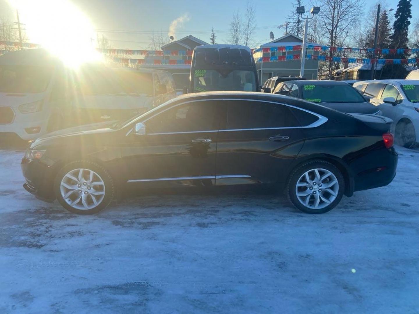 2017 BLACK CHEVROLET IMPALA PREMIER (2G1145S36H9) with an 3.6L engine, Automatic transmission, located at 929 East 8th Ave, Anchorage, AK, 99501, (907) 274-2277, 61.214783, -149.866074 - Photo#1