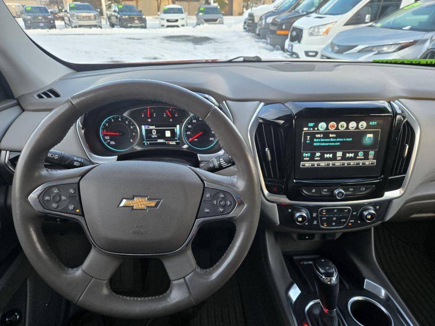 2019 RED CHEVROLET TRAVERSE PREMIER (1GNEVKKW4KJ) with an 3.6L engine, Automatic transmission, located at 929 East 8th Ave, Anchorage, AK, 99501, (907) 274-2277, 61.214783, -149.866074 - Photo#4