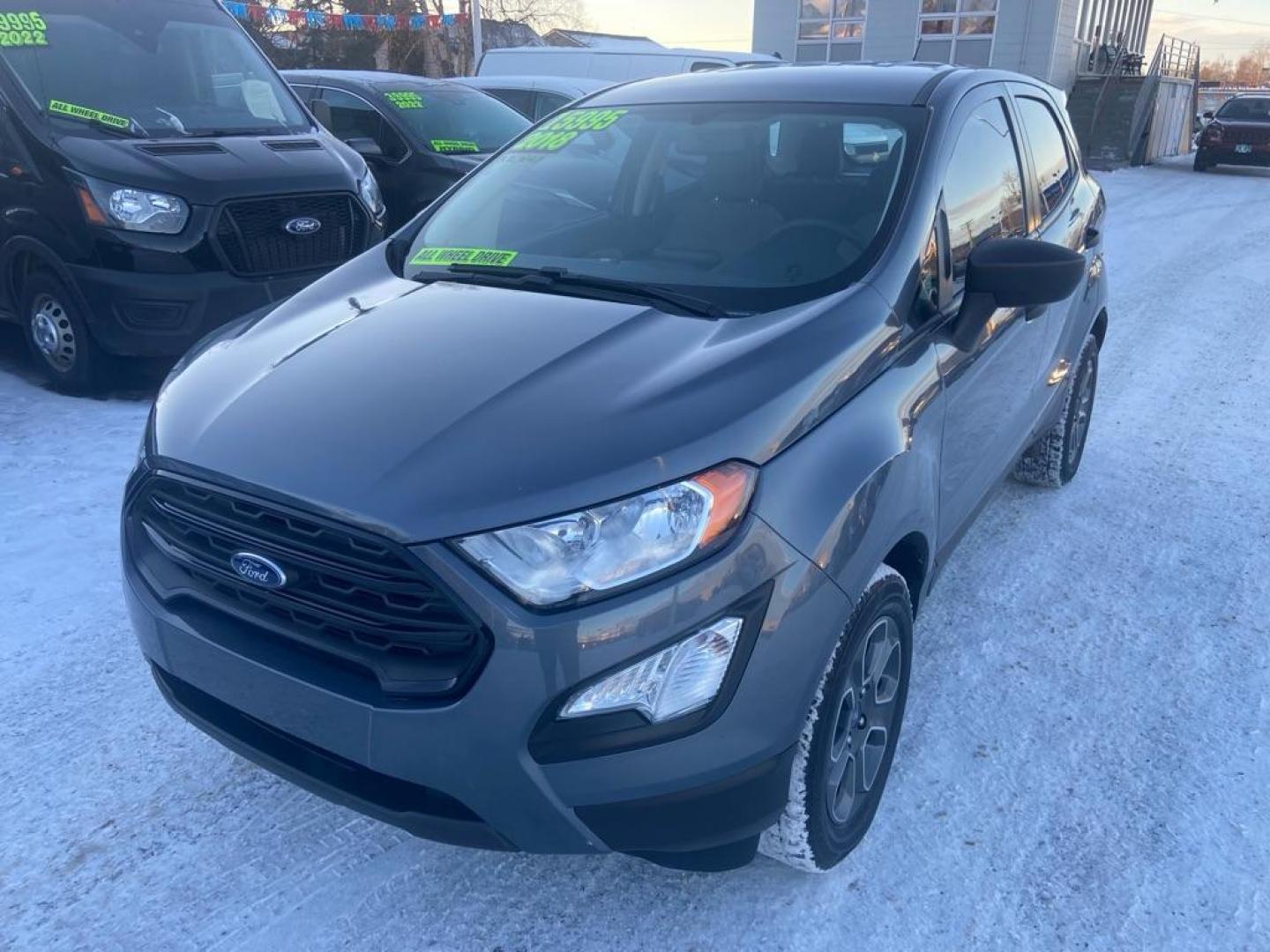 2018 GRAY FORD ECOSPORT S (MAJ6P1SLXJC) with an 2.0L engine, Automatic transmission, located at 929 East 8th Ave, Anchorage, AK, 99501, (907) 274-2277, 61.214783, -149.866074 - Photo#0