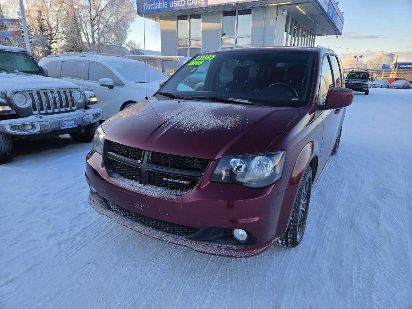 2018 MAROON DODGE GRAND CARAVAN SE (2C4RDGBG1JR) with an 3.6L engine, Automatic transmission, located at 929 East 8th Ave, Anchorage, AK, 99501, (907) 274-2277, 61.214783, -149.866074 - Photo#0