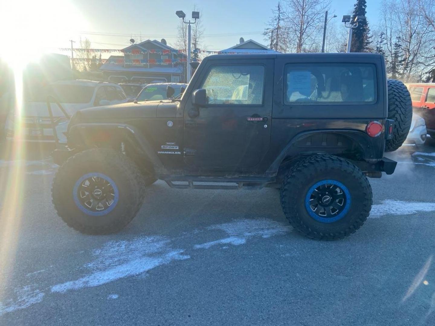 2015 BLACK JEEP WRANGLER SPORT (1C4AJWAG9FL) with an 3.6L engine, Automatic transmission, located at 929 East 8th Ave, Anchorage, AK, 99501, (907) 274-2277, 61.214783, -149.866074 - Photo#1