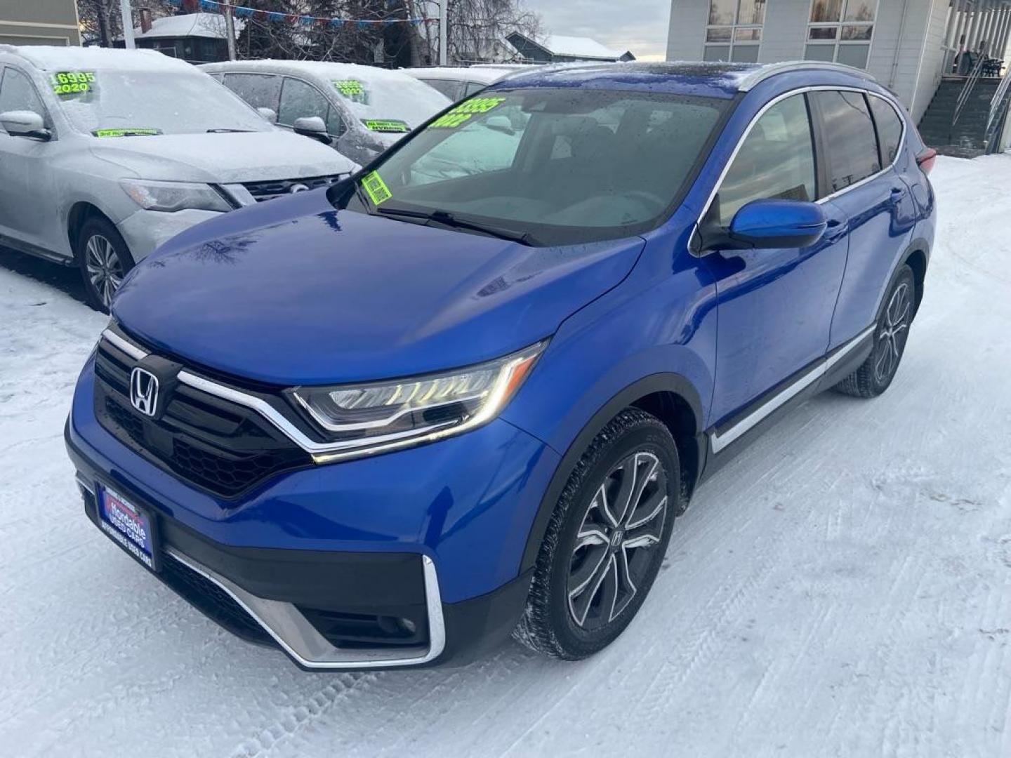 2022 BLUE HONDA CR-V TOURING (7FARW2H99NE) with an 1.5L engine, Automatic transmission, located at 929 East 8th Ave, Anchorage, AK, 99501, (907) 274-2277, 61.214783, -149.866074 - Photo#0