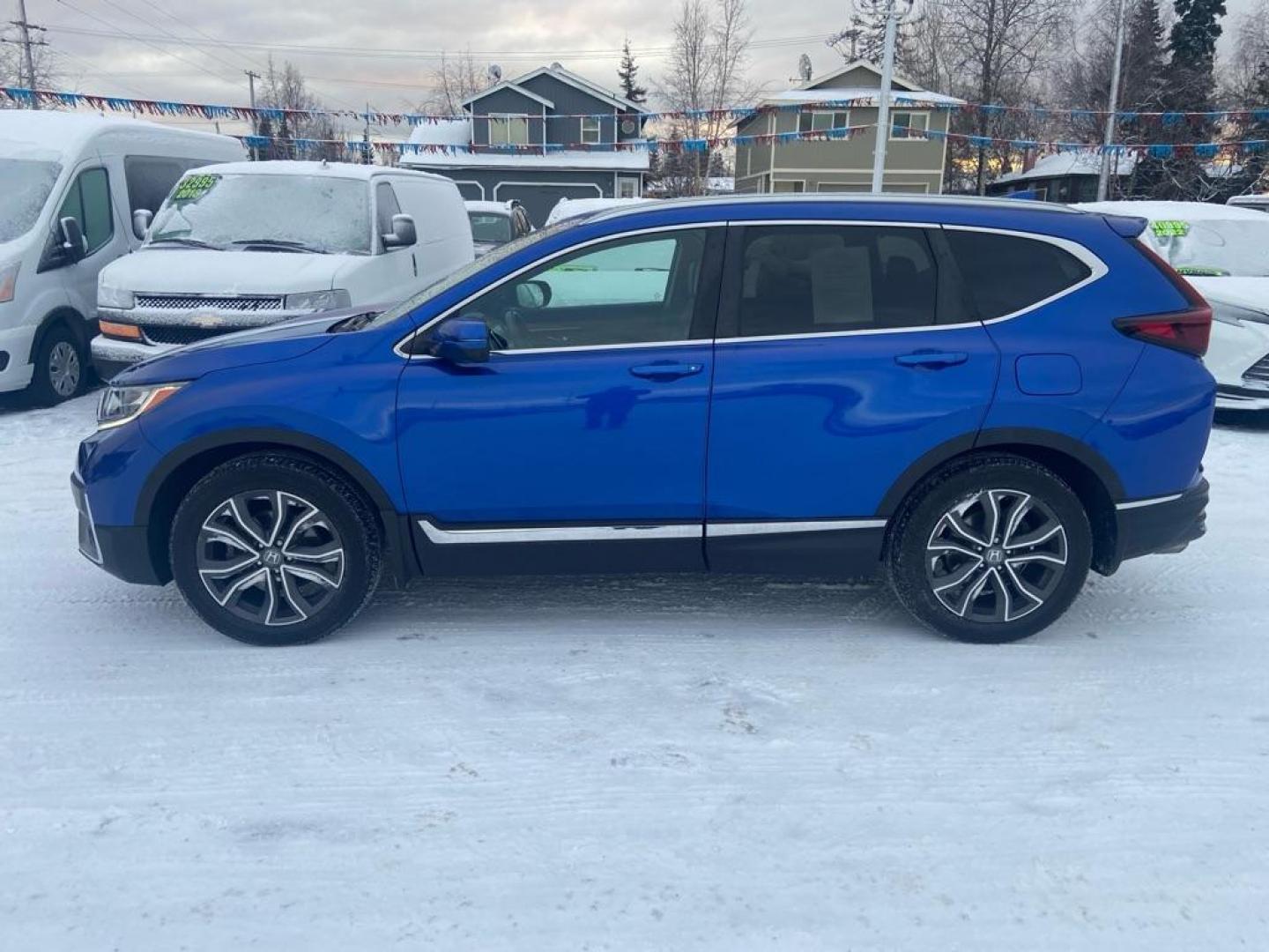 2022 BLUE HONDA CR-V TOURING (7FARW2H99NE) with an 1.5L engine, Automatic transmission, located at 929 East 8th Ave, Anchorage, AK, 99501, (907) 274-2277, 61.214783, -149.866074 - Photo#1