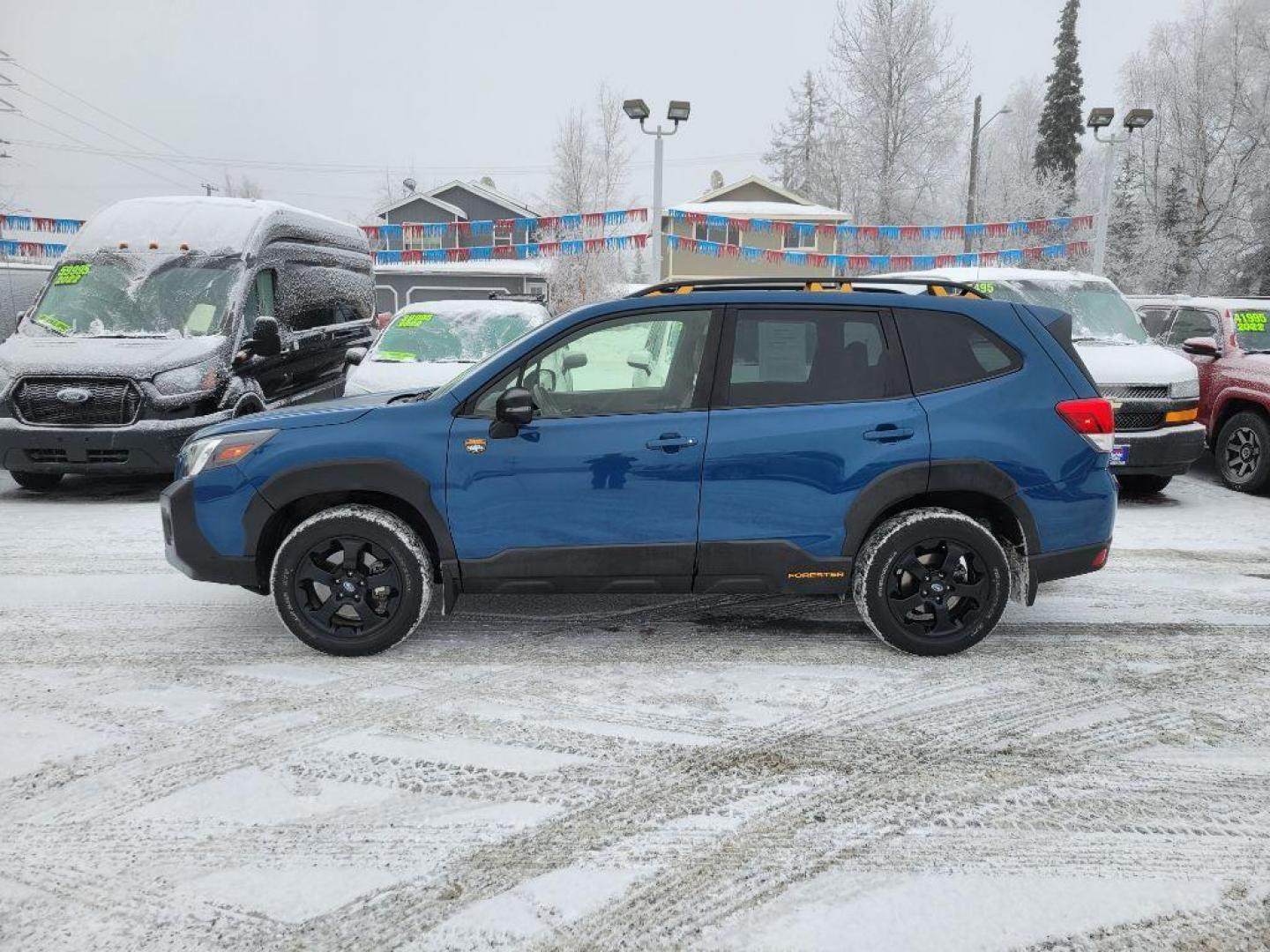 2022 BLUE SUBARU FORESTER WILDERNESS (JF2SKAMC0NH) with an 2.5L engine, Automatic transmission, located at 929 East 8th Ave, Anchorage, AK, 99501, (907) 274-2277, 61.214783, -149.866074 - Photo#1