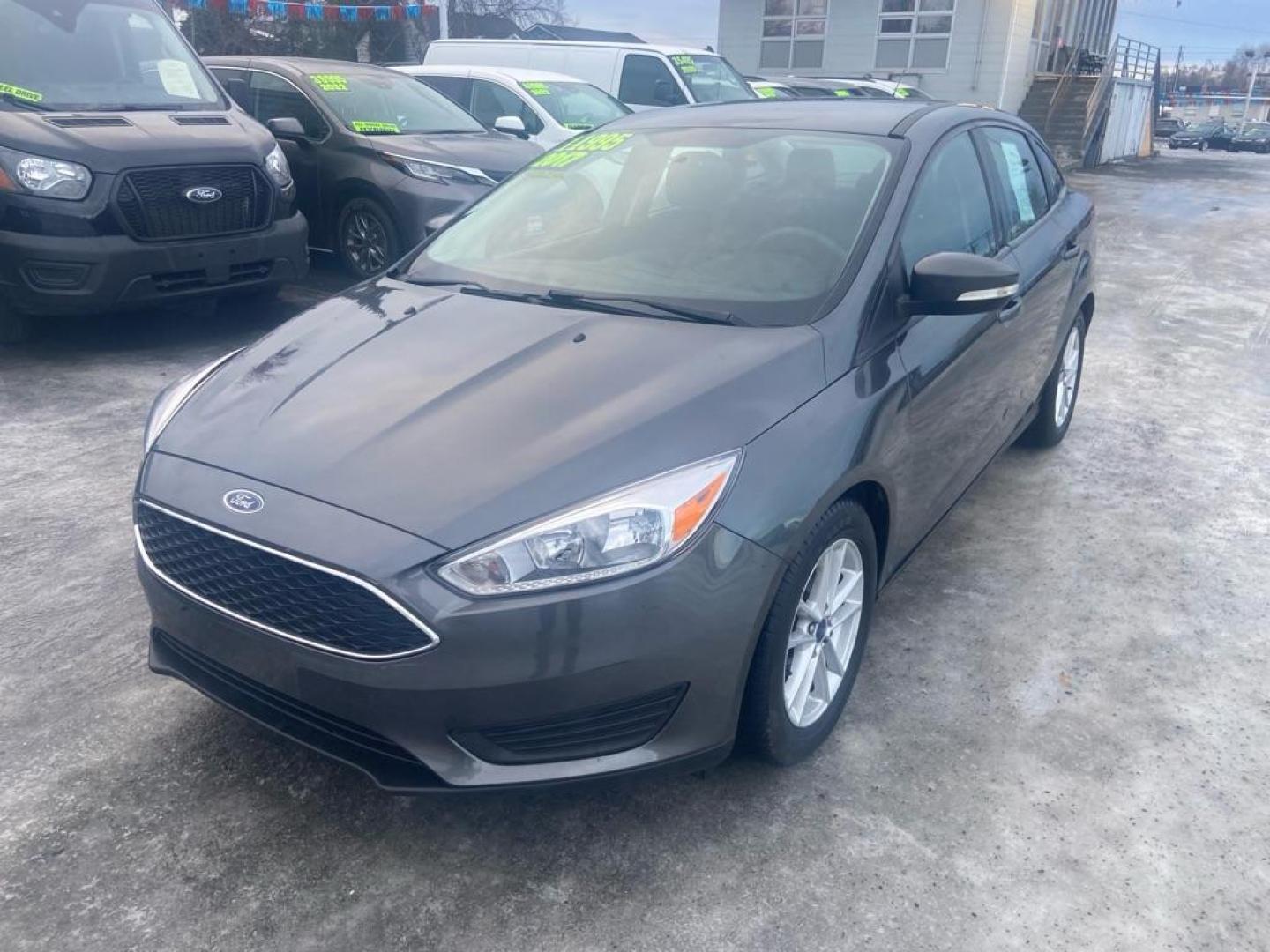 2017 GRAY FORD FOCUS SE (1FADP3F2XHL) with an 2.0L engine, Automatic transmission, located at 929 East 8th Ave, Anchorage, AK, 99501, (907) 274-2277, 61.214783, -149.866074 - Photo#0