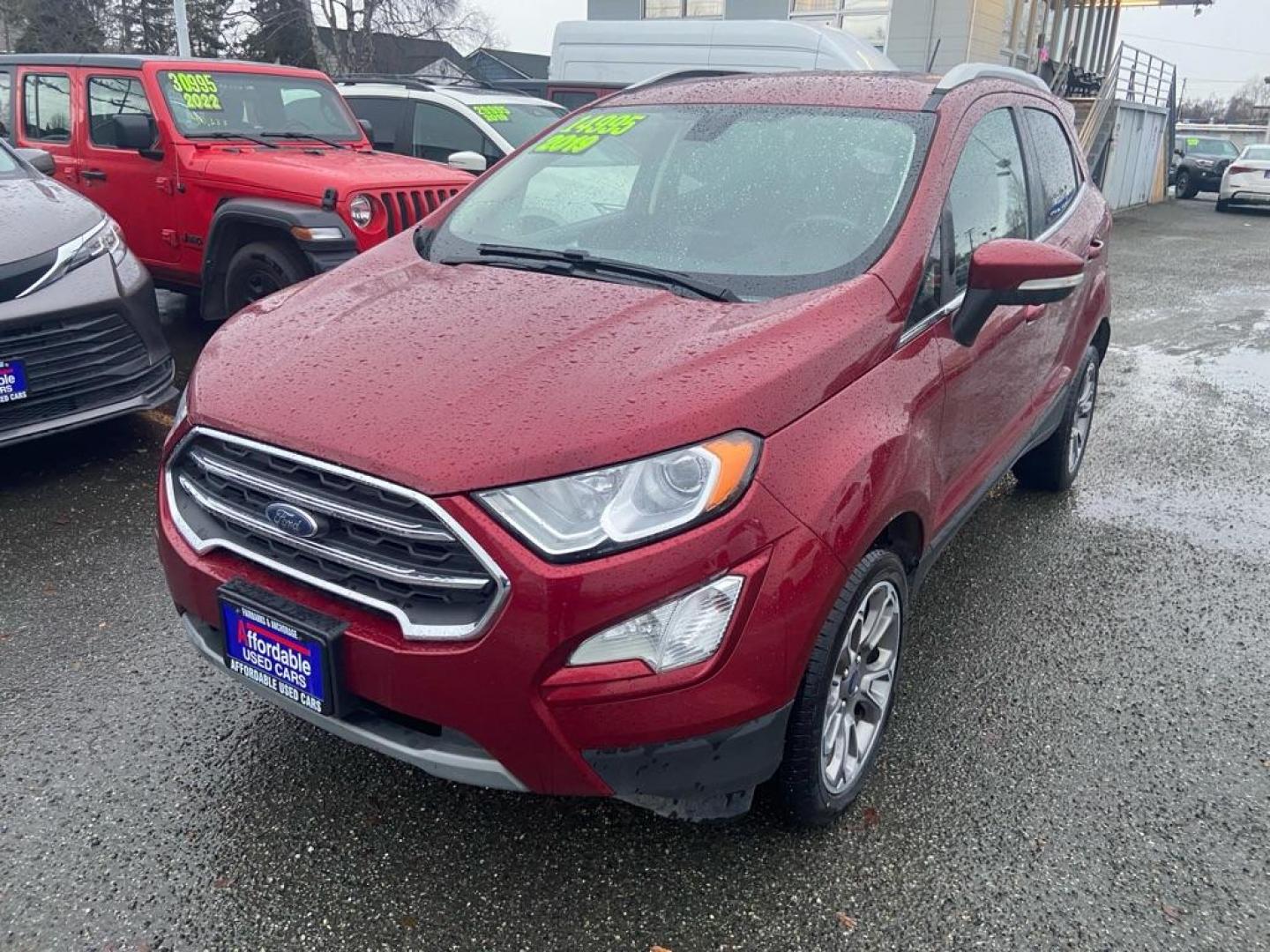 2019 RED FORD ECOSPORT TITANIUM (MAJ6S3KL0KC) with an 2.0L engine, Automatic transmission, located at 929 East 8th Ave, Anchorage, AK, 99501, (907) 274-2277, 61.214783, -149.866074 - Photo#0