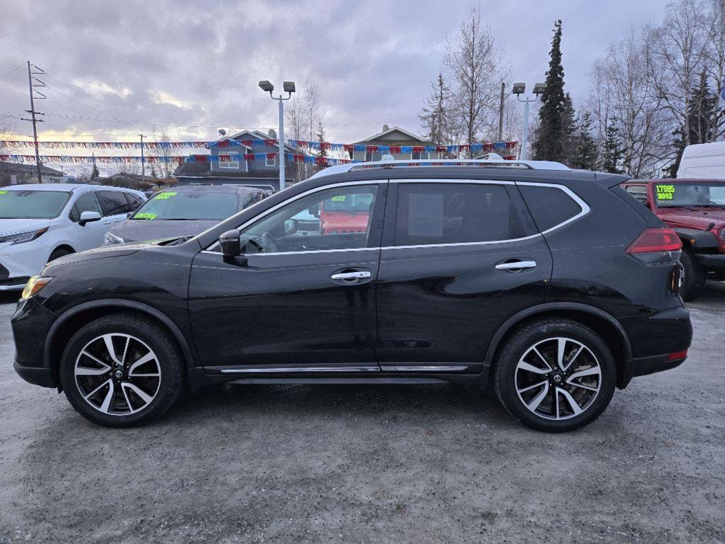 2018 BLACK NISSAN ROGUE S (JN8AT2MV9JW) with an 2.5L engine, Continuously Variable transmission, located at 929 East 8th Ave, Anchorage, AK, 99501, (907) 274-2277, 61.214783, -149.866074 - Photo#1