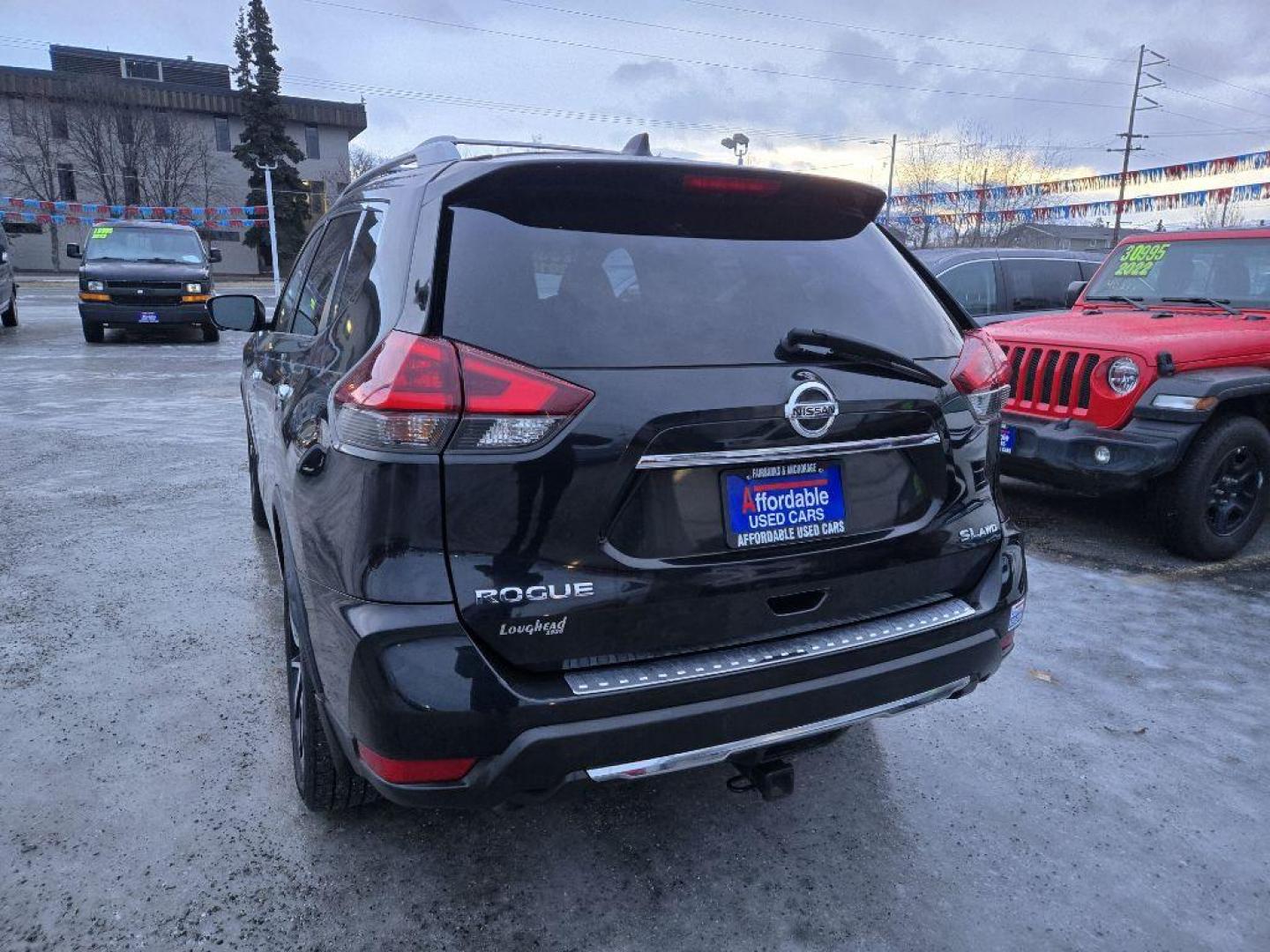 2018 BLACK NISSAN ROGUE S (JN8AT2MV9JW) with an 2.5L engine, Continuously Variable transmission, located at 929 East 8th Ave, Anchorage, AK, 99501, (907) 274-2277, 61.214783, -149.866074 - Photo#2