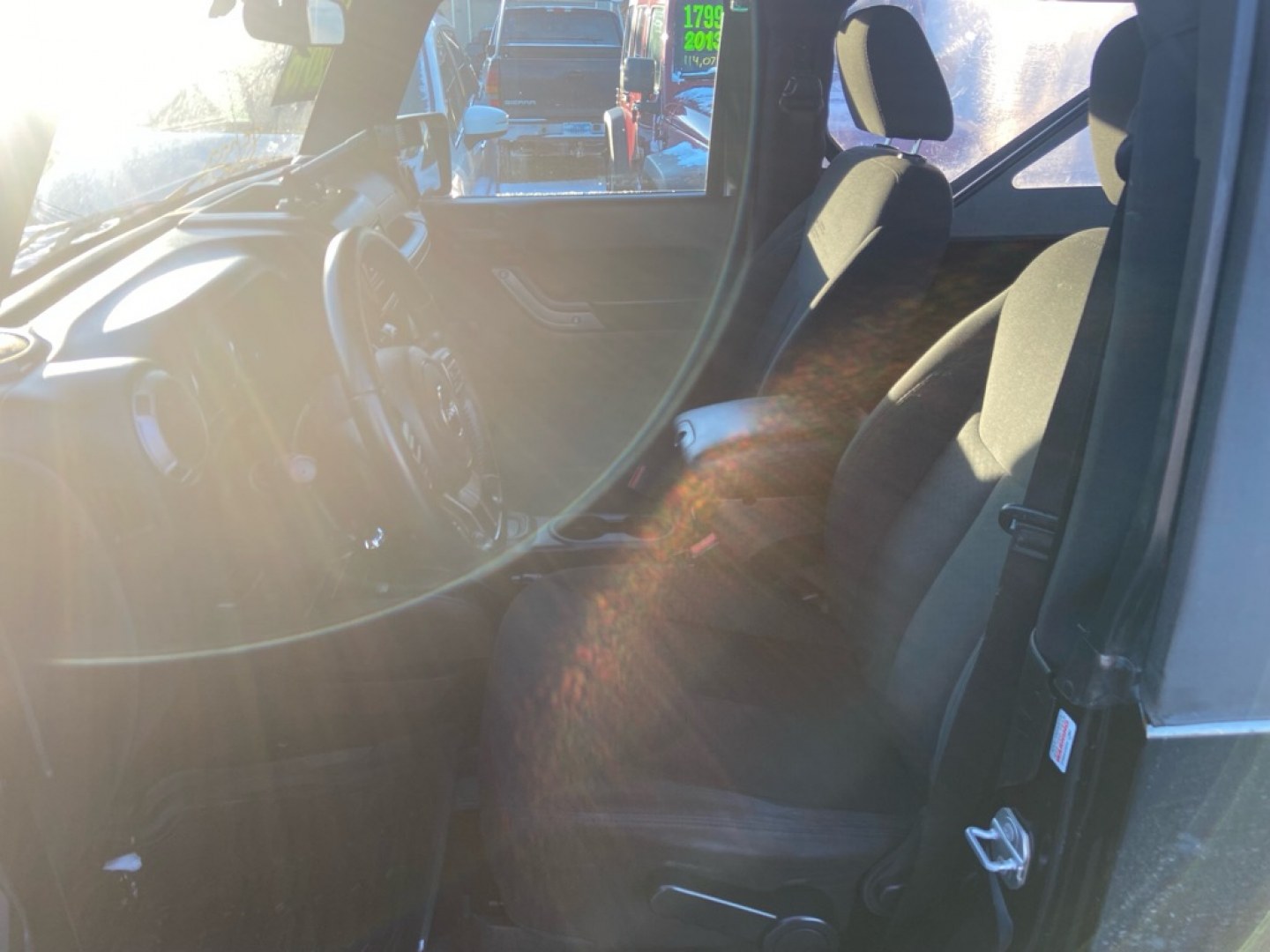 2016 BLACK JEEP WRANGLER SPORT (1C4AJWAGXGL) with an 3.6L engine, Automatic transmission, located at 929 East 8th Ave, Anchorage, AK, 99501, (907) 274-2277, 61.214783, -149.866074- Photo#2