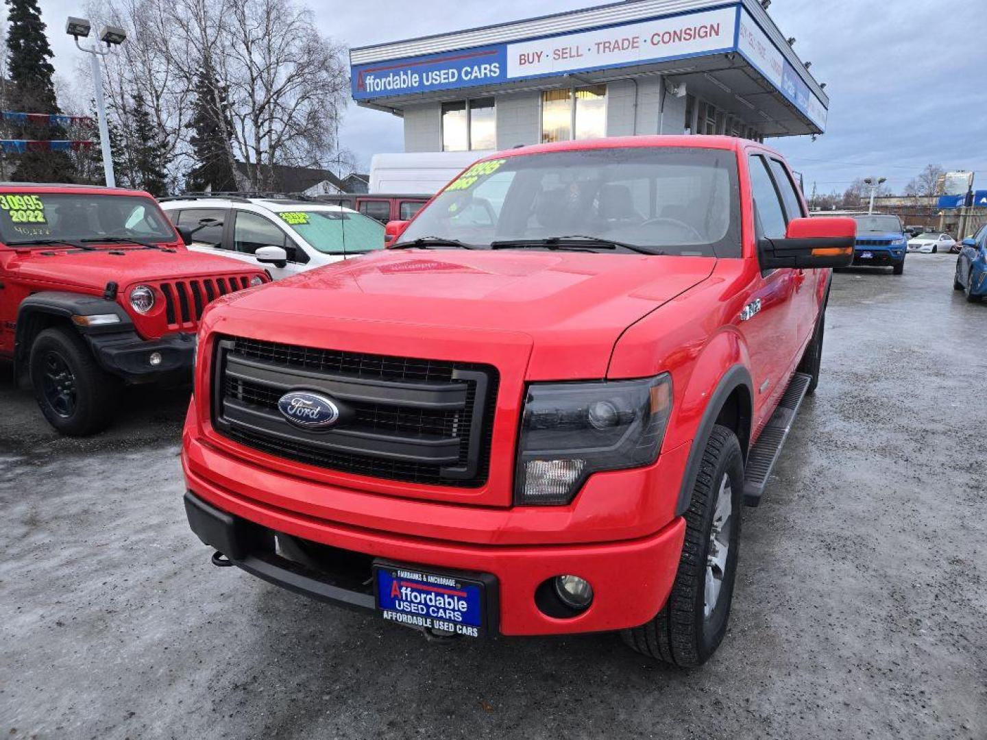 2013 RED FORD F150 SUPERCREW (1FTFW1ET0DK) with an 3.5L engine, Automatic transmission, located at 929 East 8th Ave, Anchorage, AK, 99501, (907) 274-2277, 61.214783, -149.866074 - Photo#0