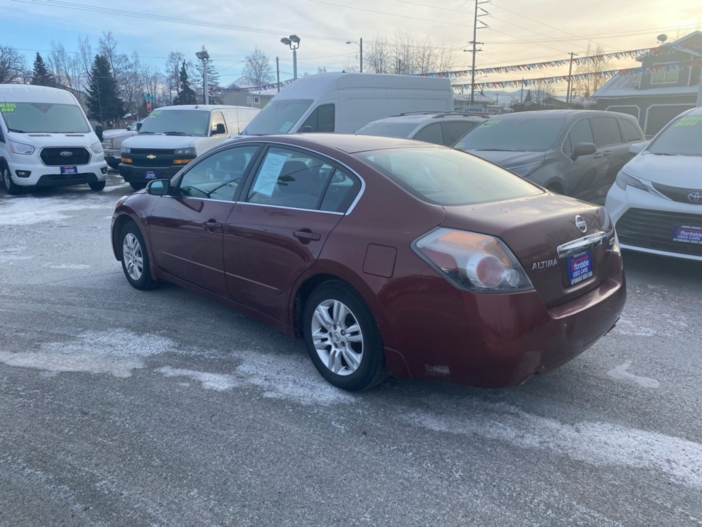 2010 MAROON NISSAN ALTIMA BASE (1N4AL2APXAN) with an 2.5L engine, Continuously Variable transmission, located at 929 East 8th Ave, Anchorage, AK, 99501, (907) 274-2277, 61.214783, -149.866074- Photo#2