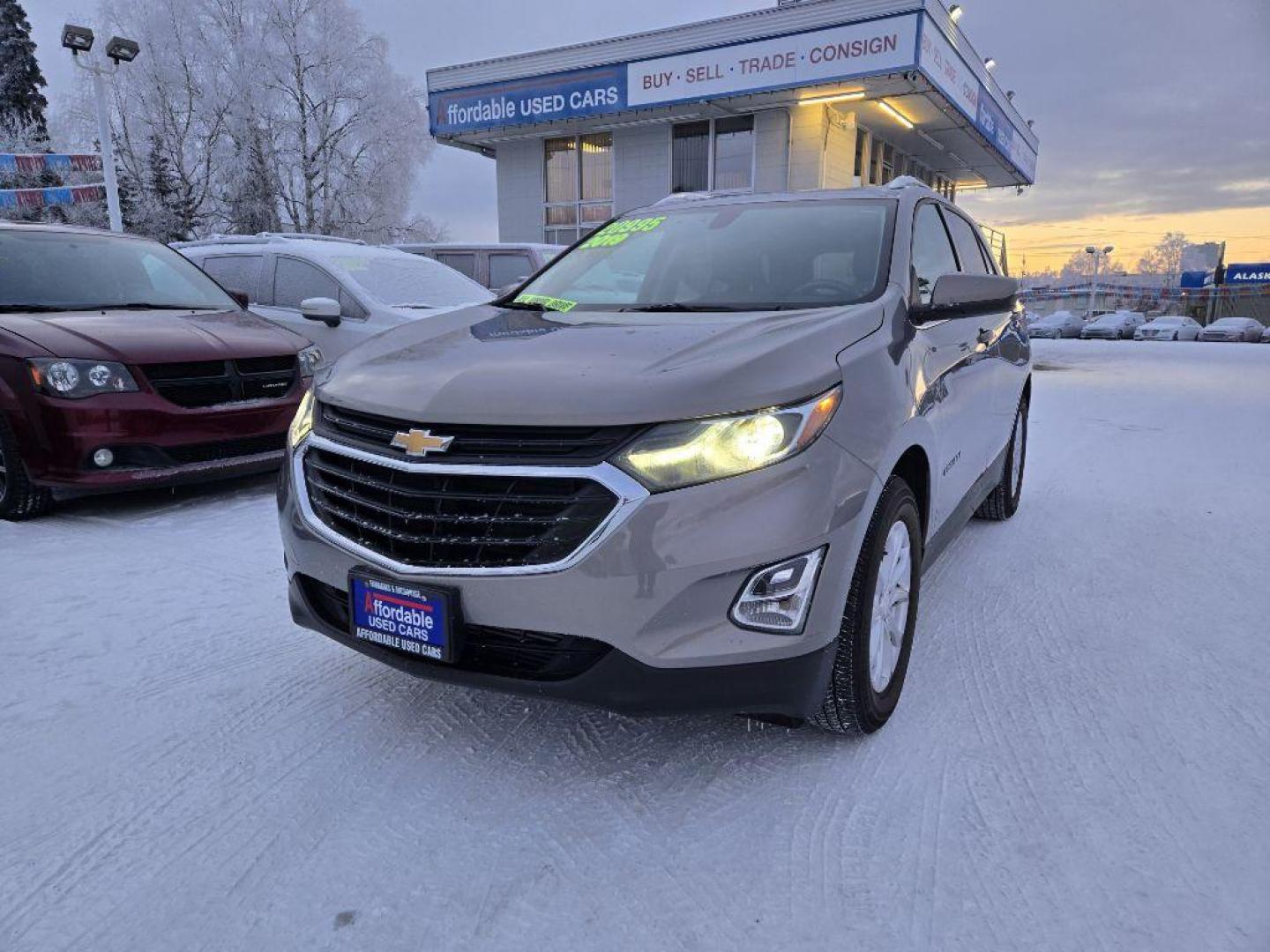 2019 BROWN CHEVROLET EQUINOX LT (3GNAXUEV5KS) with an 1.5L engine, Automatic transmission, located at 929 East 8th Ave, Anchorage, AK, 99501, (907) 274-2277, 61.214783, -149.866074 - Photo#0