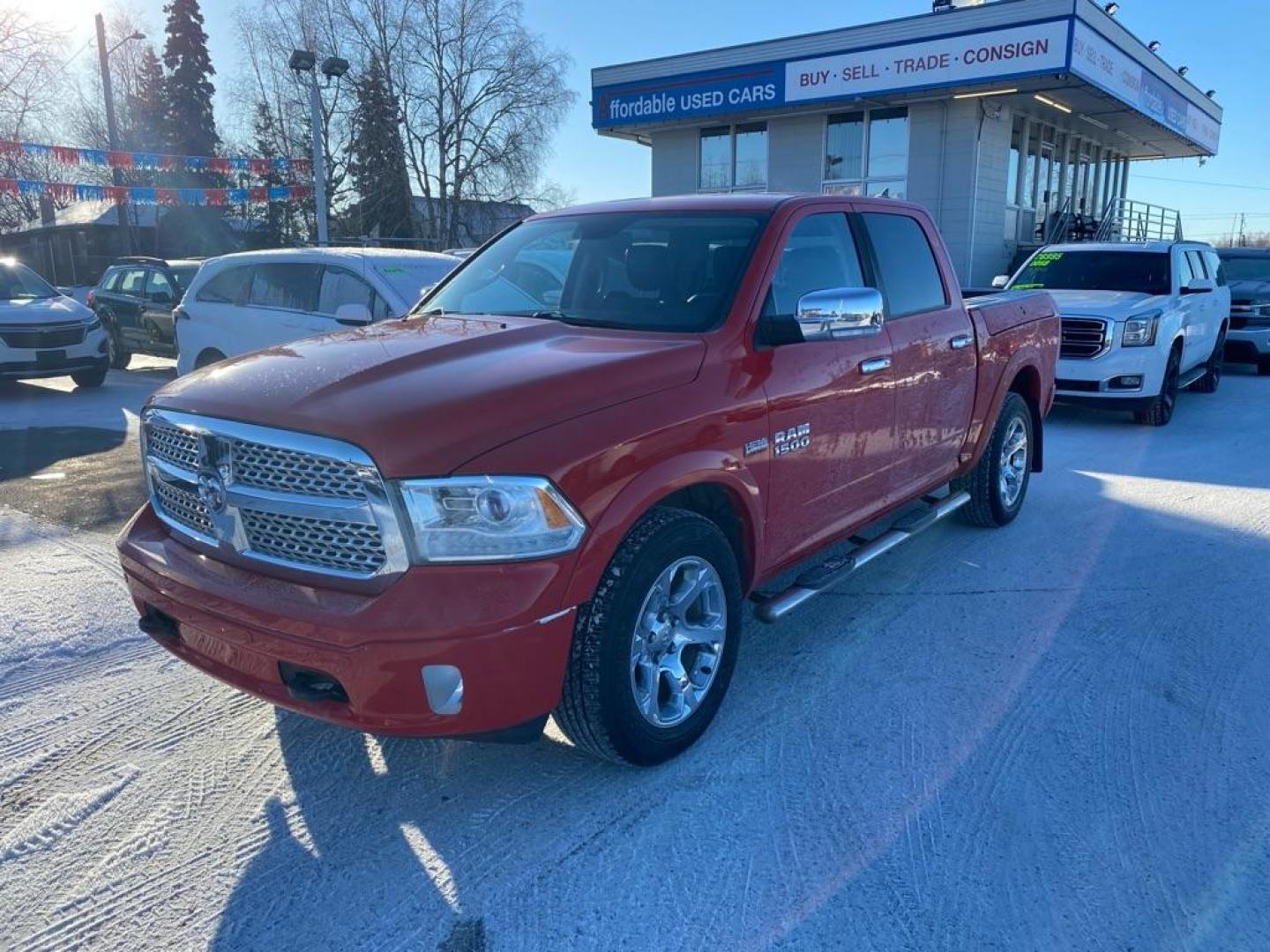 2014 RED RAM 1500 LARAMIE (1C6RR7NT3ES) with an 5.7L engine, Automatic transmission, located at 929 East 8th Ave, Anchorage, AK, 99501, (907) 274-2277, 61.214783, -149.866074 - Photo#0