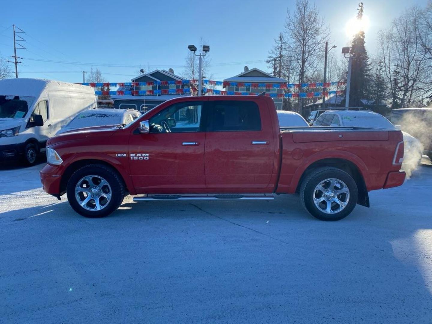 2014 RED RAM 1500 LARAMIE (1C6RR7NT3ES) with an 5.7L engine, Automatic transmission, located at 929 East 8th Ave, Anchorage, AK, 99501, (907) 274-2277, 61.214783, -149.866074 - Photo#1