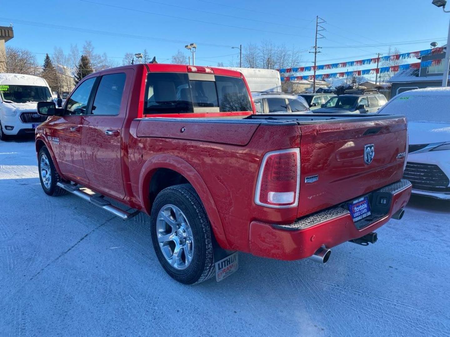 2014 RED RAM 1500 LARAMIE (1C6RR7NT3ES) with an 5.7L engine, Automatic transmission, located at 929 East 8th Ave, Anchorage, AK, 99501, (907) 274-2277, 61.214783, -149.866074 - Photo#2