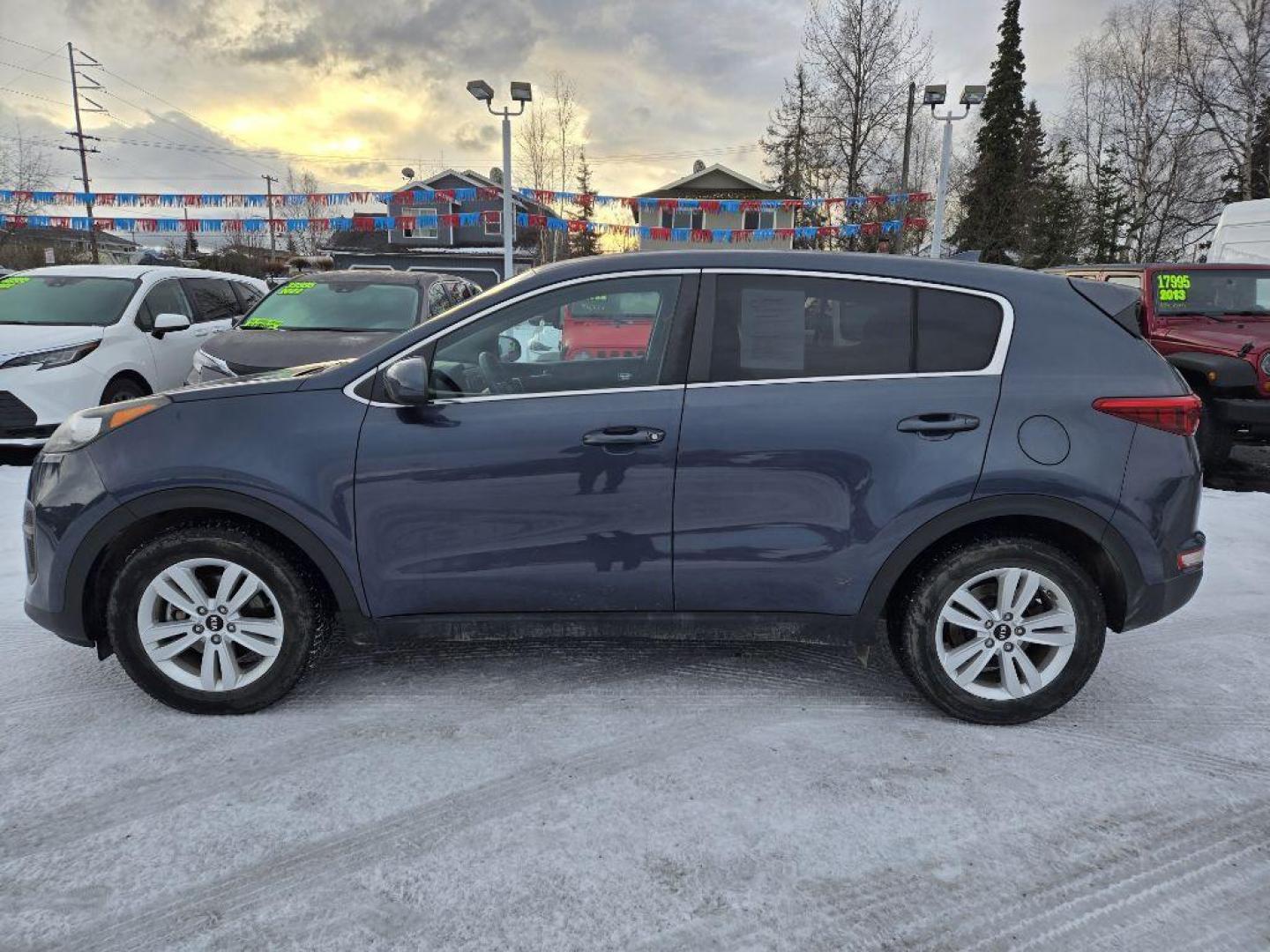 2017 BLUE KIA SPORTAGE LX (KNDPM3AC7H7) with an 2.4L engine, Automatic transmission, located at 929 East 8th Ave, Anchorage, AK, 99501, (907) 274-2277, 61.214783, -149.866074 - Photo#1