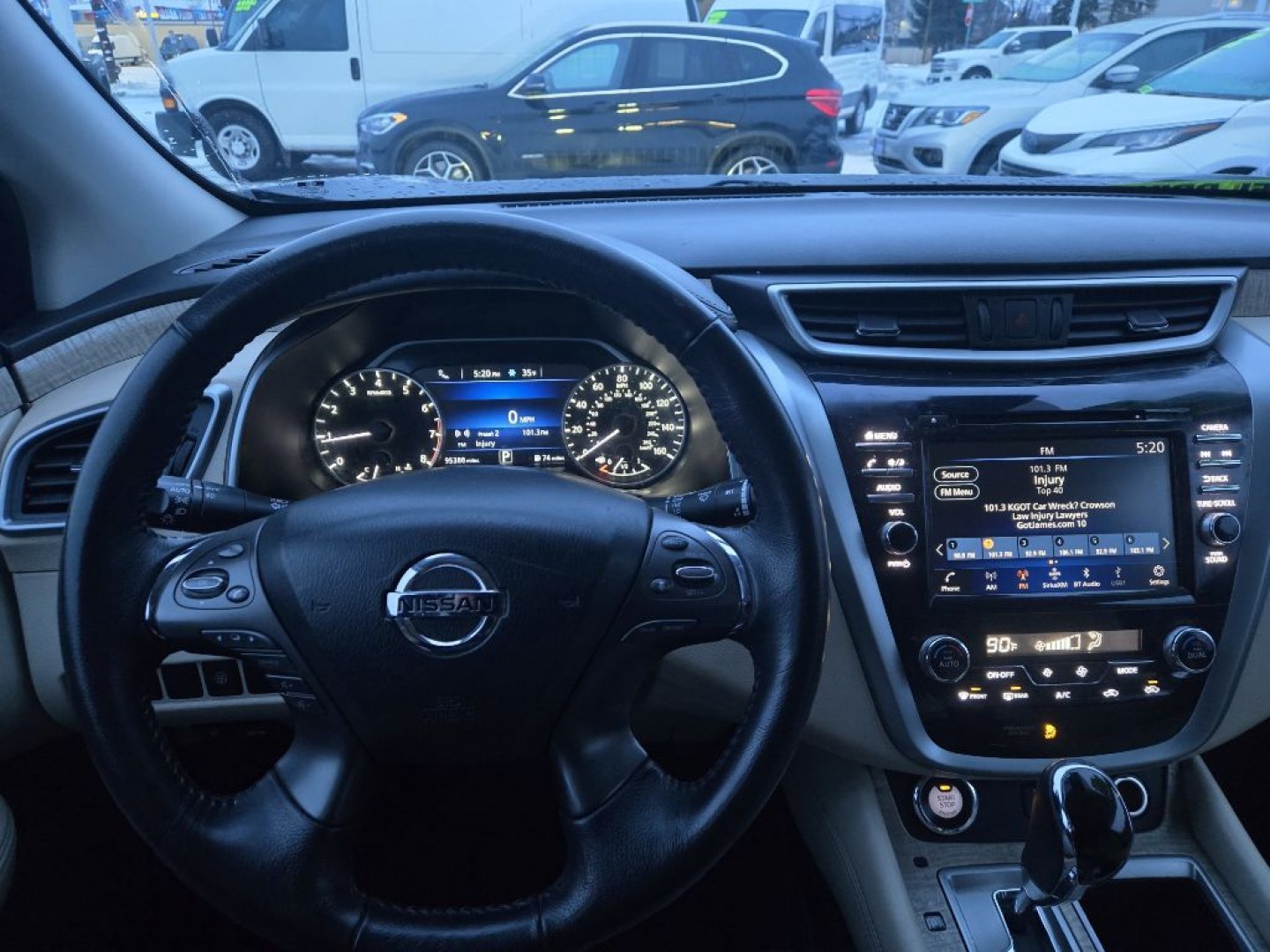2021 BLACK NISSAN MURANO SV (5N1AZ2BJ1MC) with an 3.5L engine, Continuously Variable transmission, located at 929 East 8th Ave, Anchorage, AK, 99501, (907) 274-2277, 61.214783, -149.866074- Photo#4