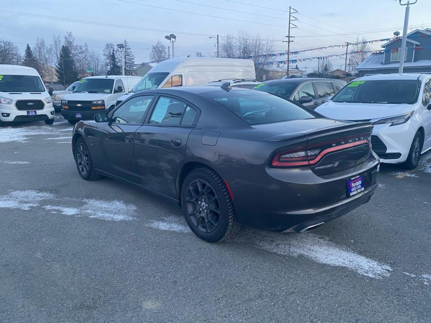 2018 GRAY DODGE CHARGER GT (2C3CDXJG6JH) with an 3.6L engine, Automatic transmission, located at 929 East 8th Ave, Anchorage, AK, 99501, (907) 274-2277, 61.214783, -149.866074 - Photo#2