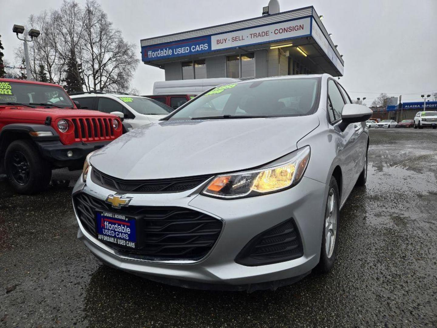 2019 SILVER CHEVROLET CRUZE LS (3G1BC6SM9KS) with an 1.4L engine, Automatic transmission, located at 929 East 8th Ave, Anchorage, AK, 99501, (907) 274-2277, 61.214783, -149.866074 - Photo#0