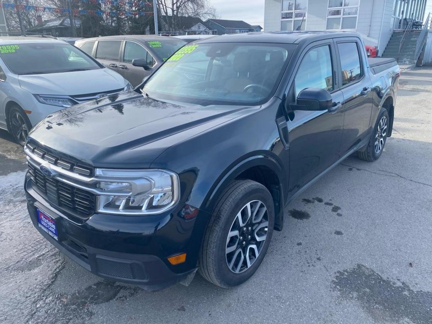 2022 BLUE FORD MAVERICK LARIAT (3FTTW8F91NR) with an 2.0L engine, Automatic transmission, located at 929 East 8th Ave, Anchorage, AK, 99501, (907) 274-2277, 61.214783, -149.866074 - Photo#0