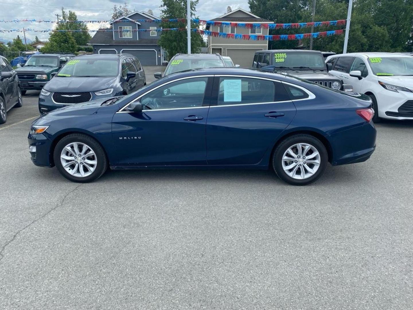 2022 BLUE CHEVROLET MALIBU LT (1G1ZD5STXNF) with an 1.5L engine, Continuously Variable transmission, located at 929 East 8th Ave, Anchorage, AK, 99501, (907) 274-2277, 61.214783, -149.866074 - Photo#1