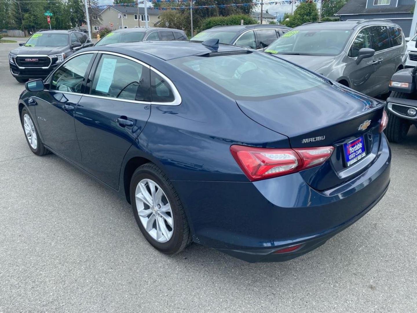 2022 BLUE CHEVROLET MALIBU LT (1G1ZD5STXNF) with an 1.5L engine, Continuously Variable transmission, located at 929 East 8th Ave, Anchorage, AK, 99501, (907) 274-2277, 61.214783, -149.866074 - Photo#2