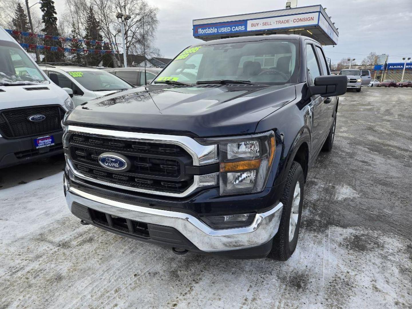 2023 BLUE FORD F150 SUPERCREW (1FTFW1E51PF) with an 5.0L engine, Automatic transmission, located at 929 East 8th Ave, Anchorage, AK, 99501, (907) 274-2277, 61.214783, -149.866074 - Photo#0