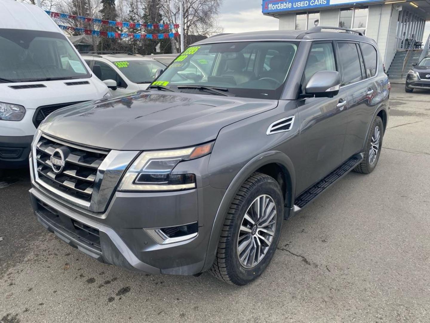 2023 GRAY NISSAN ARMADA SL SL (JN8AY2BB3P9) with an 5.6L engine, Automatic transmission, located at 929 East 8th Ave, Anchorage, AK, 99501, (907) 274-2277, 61.214783, -149.866074 - Photo#0