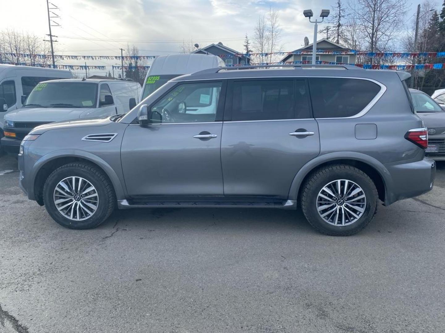 2023 GRAY NISSAN ARMADA SL SL (JN8AY2BB3P9) with an 5.6L engine, Automatic transmission, located at 929 East 8th Ave, Anchorage, AK, 99501, (907) 274-2277, 61.214783, -149.866074 - Photo#1