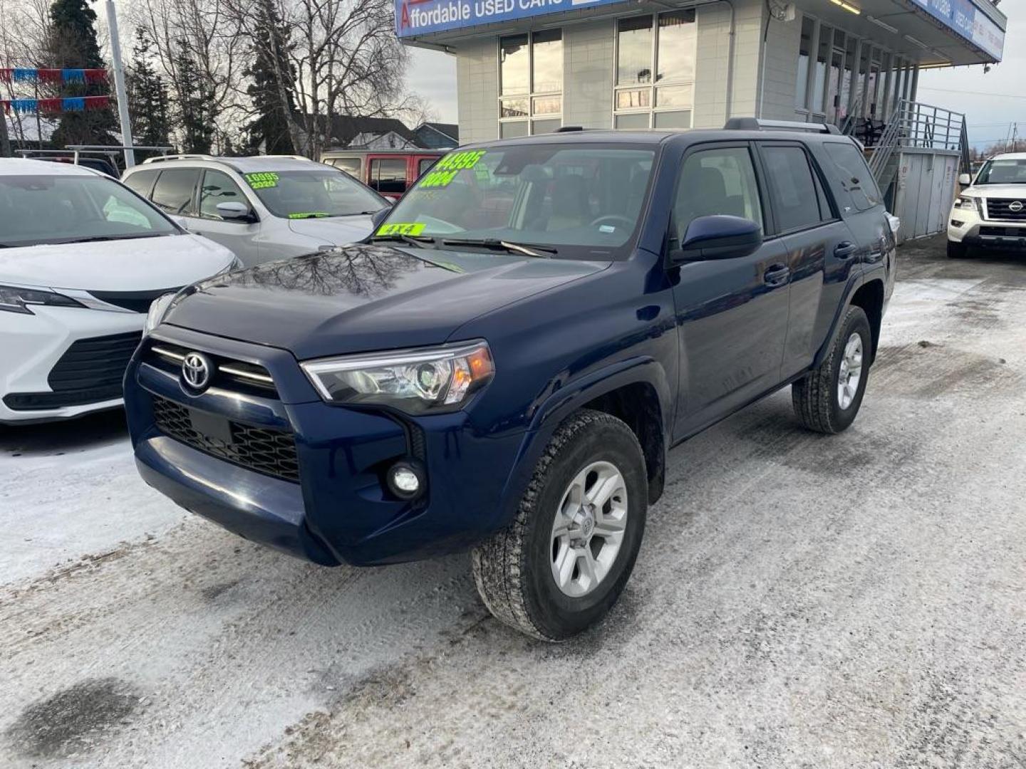 2024 BLUE TOYOTA 4RUNNER SR5/SR5 PREMIUM (JTEMU5JR3R6) with an 4.0L engine, Automatic transmission, located at 929 East 8th Ave, Anchorage, AK, 99501, (907) 274-2277, 61.214783, -149.866074 - Photo#0