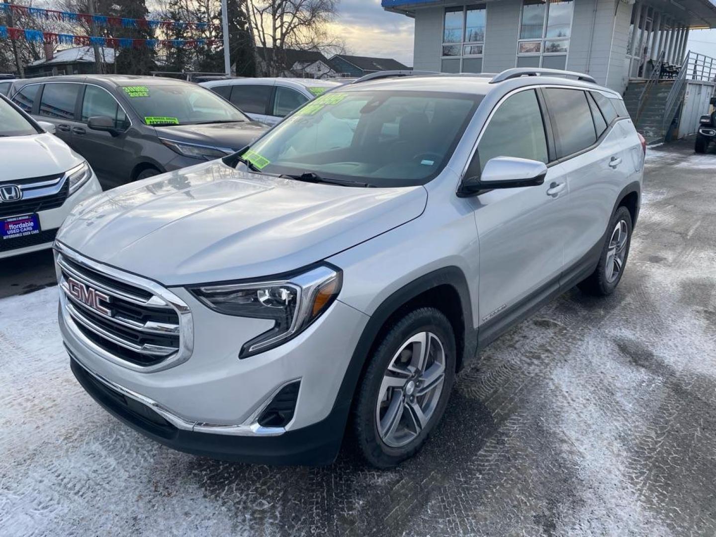 2021 SILVER GMC TERRAIN SLT SLT (3GKALVEV2ML) with an 1.5L engine, Automatic transmission, located at 929 East 8th Ave, Anchorage, AK, 99501, (907) 274-2277, 61.214783, -149.866074 - Photo#0