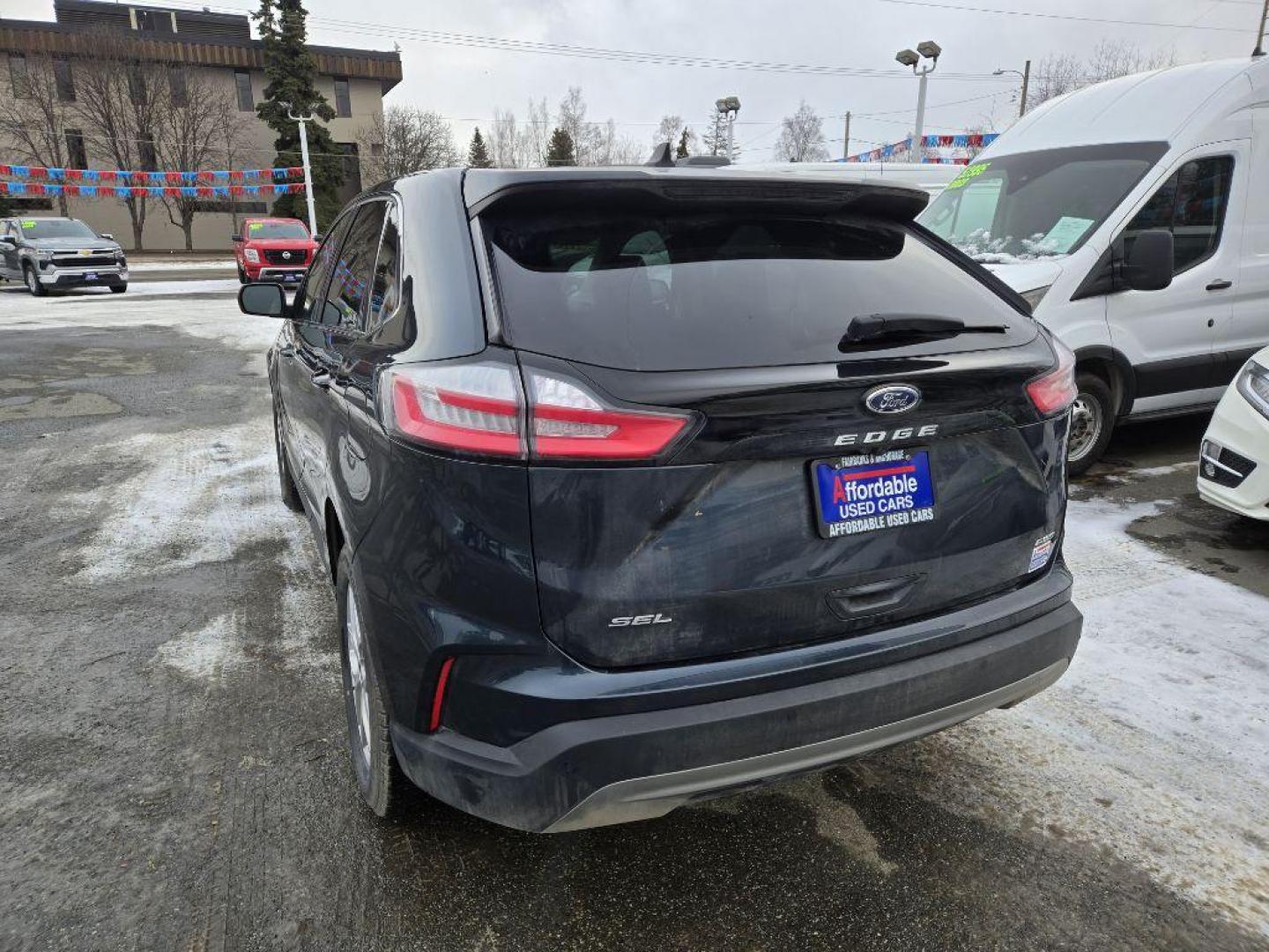 2024 BLUE FORD EDGE SEL SEL (2FMPK4J90RB) with an 2.0L engine, Automatic transmission, located at 929 East 8th Ave, Anchorage, AK, 99501, (907) 274-2277, 61.214783, -149.866074 - Photo#2