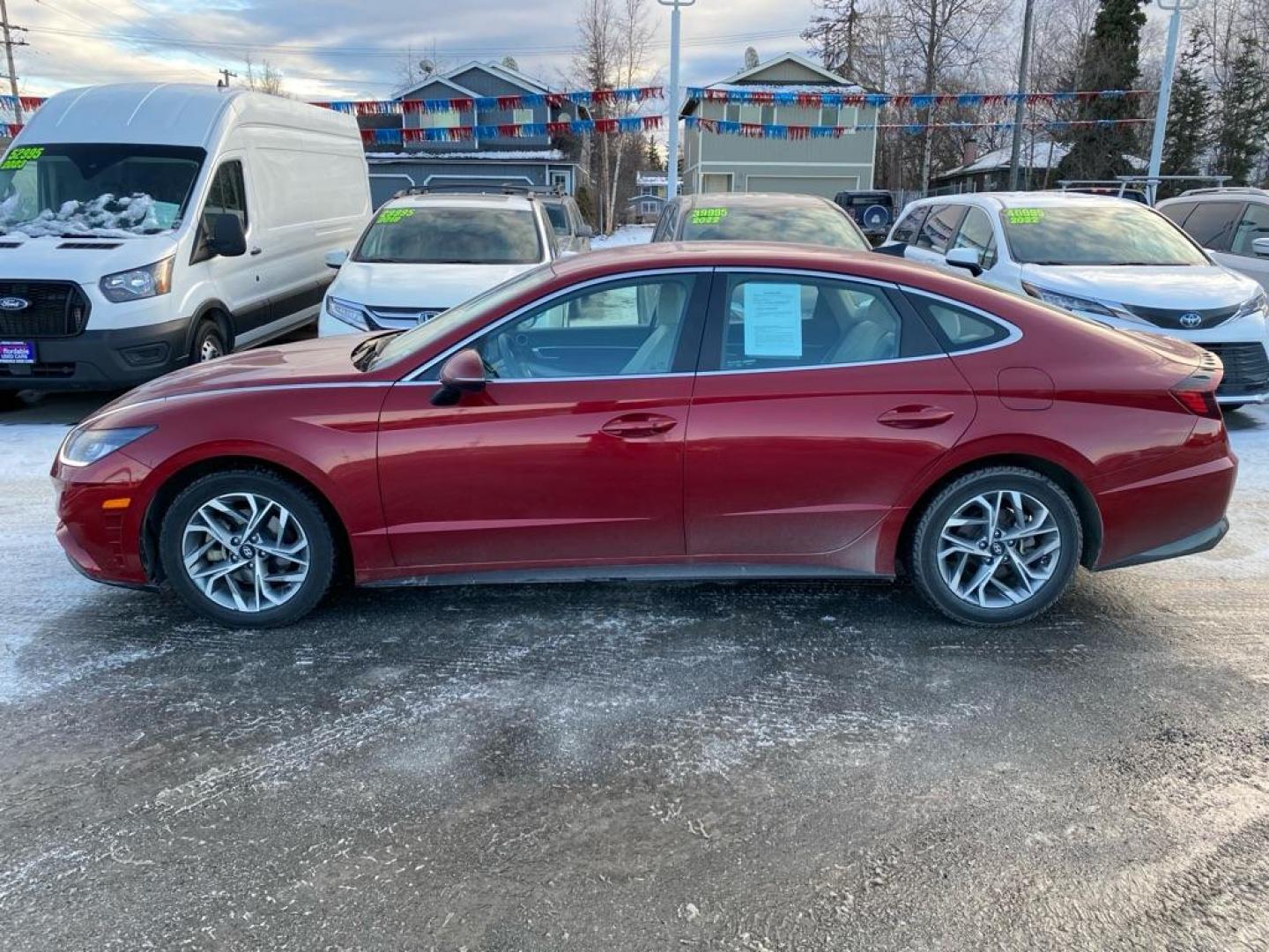 2023 RED HYUNDAI SONATA SEL (KMHL64JA4PA) with an 2.5L engine, Automatic transmission, located at 929 East 8th Ave, Anchorage, AK, 99501, (907) 274-2277, 61.214783, -149.866074 - Photo#1