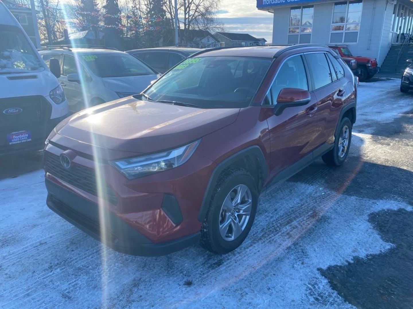 2023 RED TOYOTA RAV4 XLE XLE (2T3W1RFV5PW) with an 2.5L engine, Automatic transmission, located at 929 East 8th Ave, Anchorage, AK, 99501, (907) 274-2277, 61.214783, -149.866074 - Photo#0